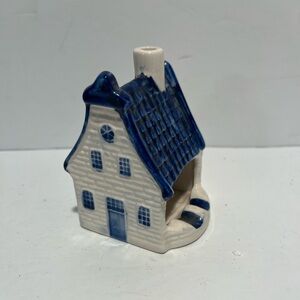 Delft Blue Hand Painted Ashtray House #117 Made in Holland